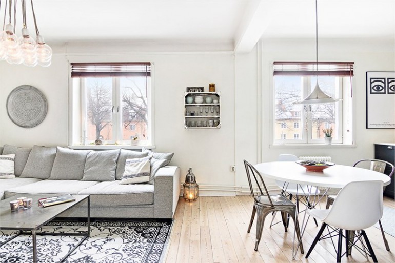 Carreaux de ciment en noir et blanc