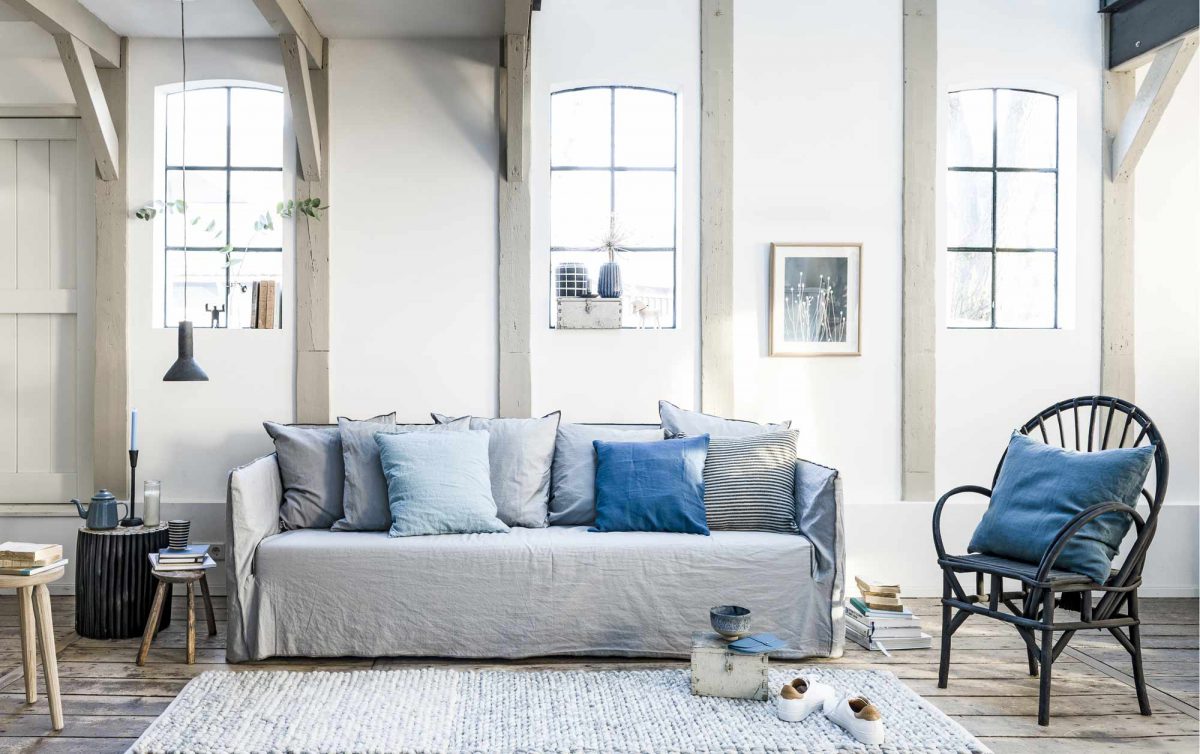 Esprit rustique en bleu aux PaysBas