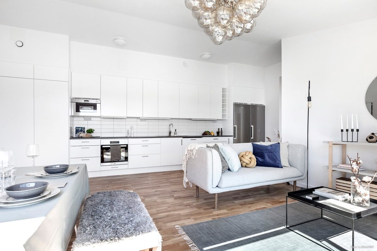 Pur design suédois pour un appartement