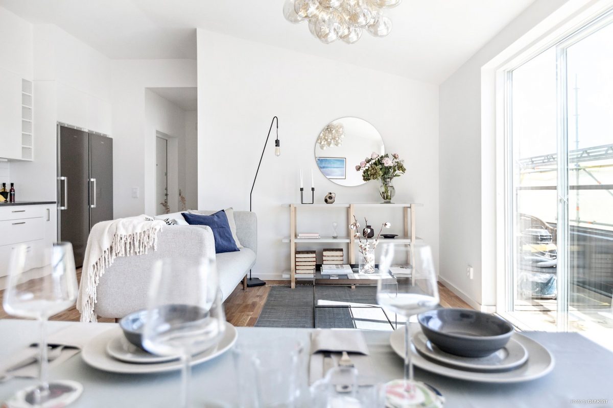 Pur design suédois pour un appartement