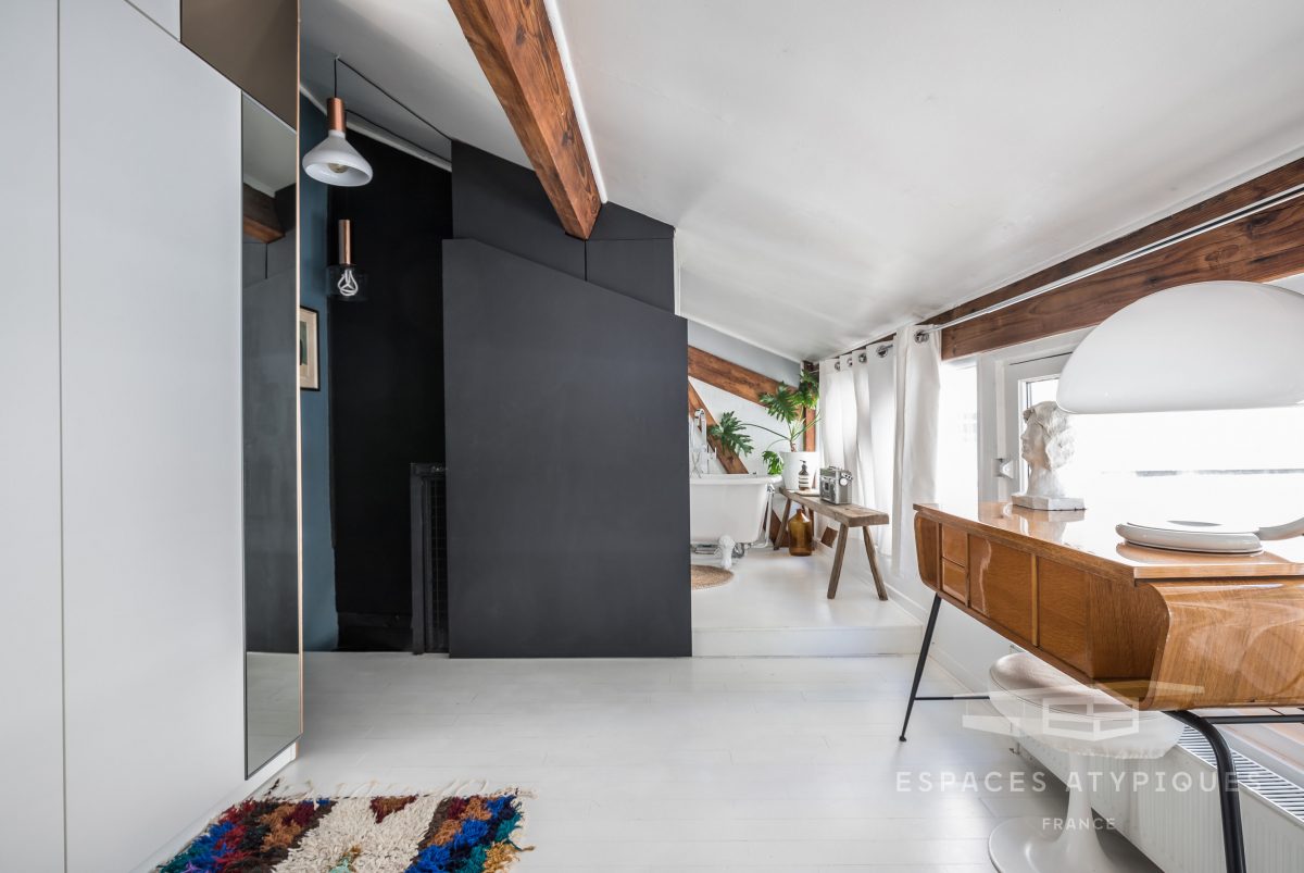 Un Mini Loft à Paris Dans Un Ancien Atelier