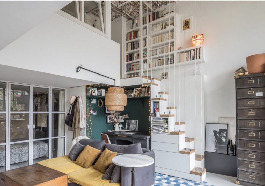 Un authentique loft en duplex dans une ancienne usine à Paris