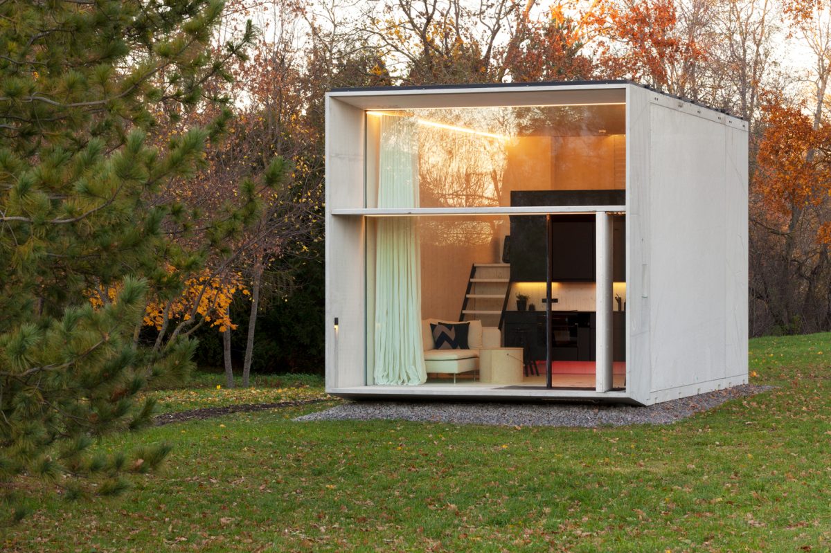 Cette mini maison design de 25m2 se livre partout en Europe