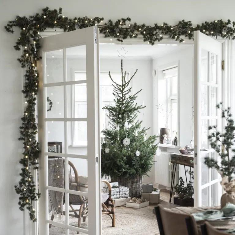 Décorer sa maison avec une guirlande de Noël lumineuse d'intérieur