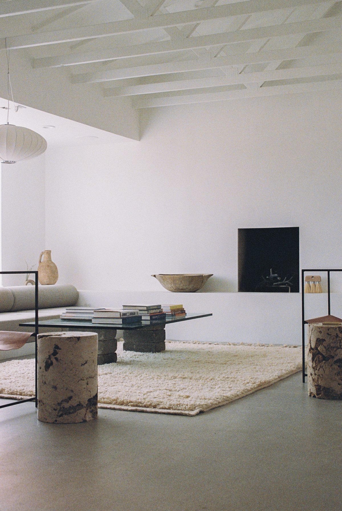 Décoration design dans une maison du désert californien