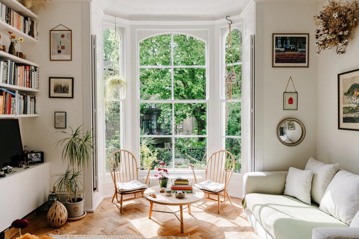 Bow-windows pour un lumineux appartement londonien