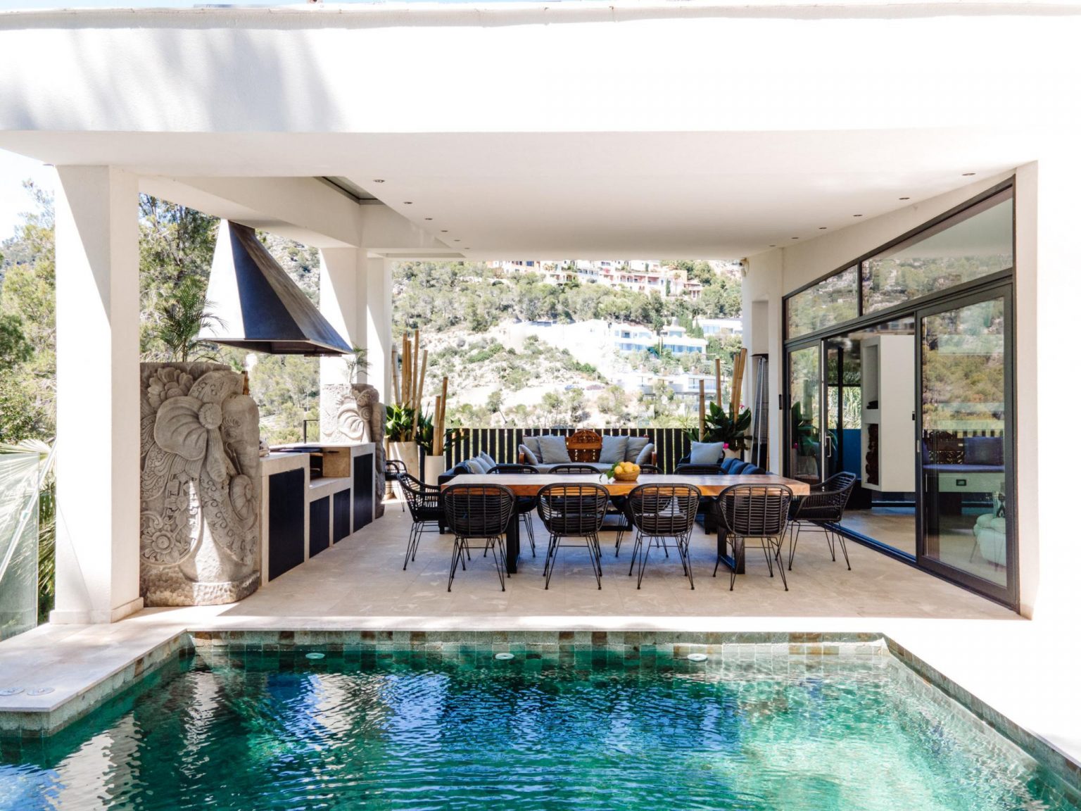maison design avec piscine