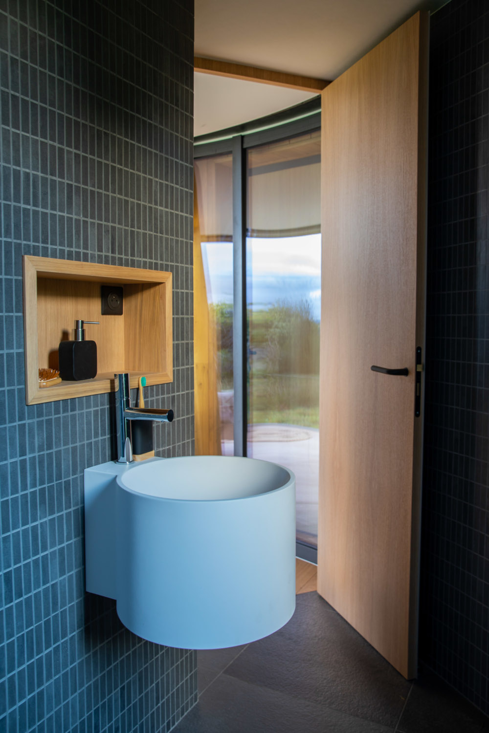 salle de bain Lumipod Airbnb Auvergne