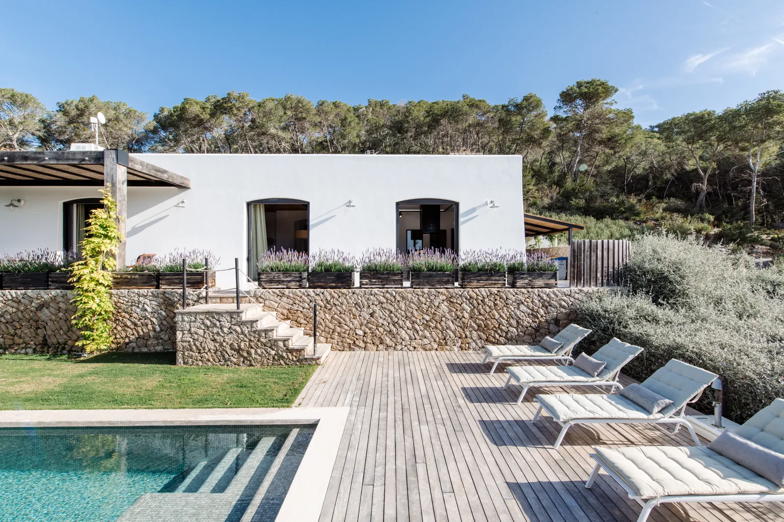 piscine maison Ibiza