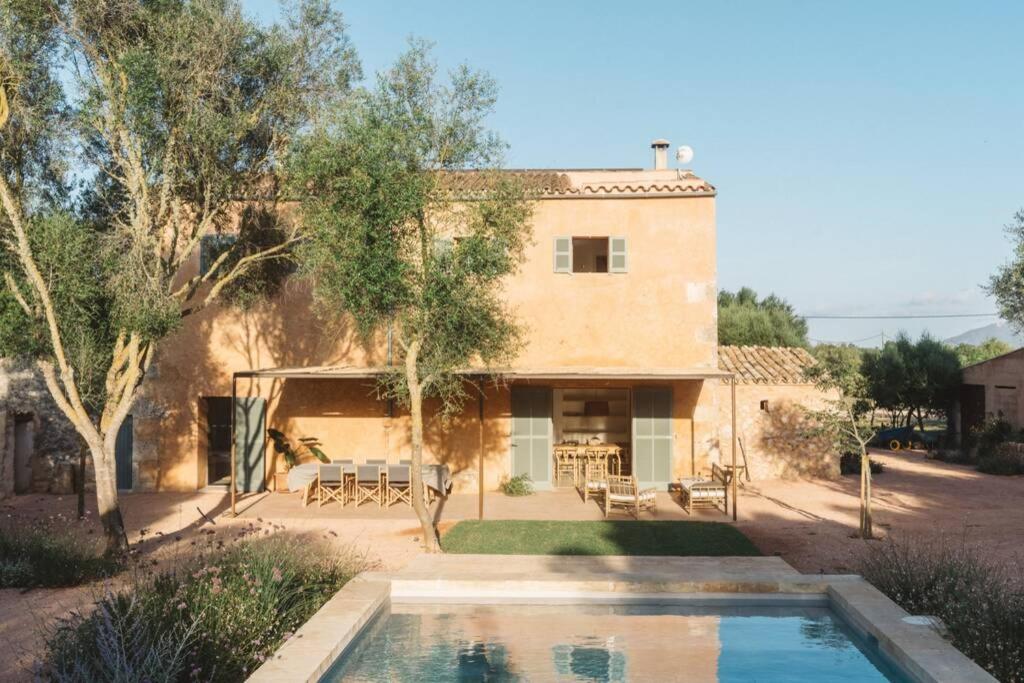 jardin avec piscine maison Majorque