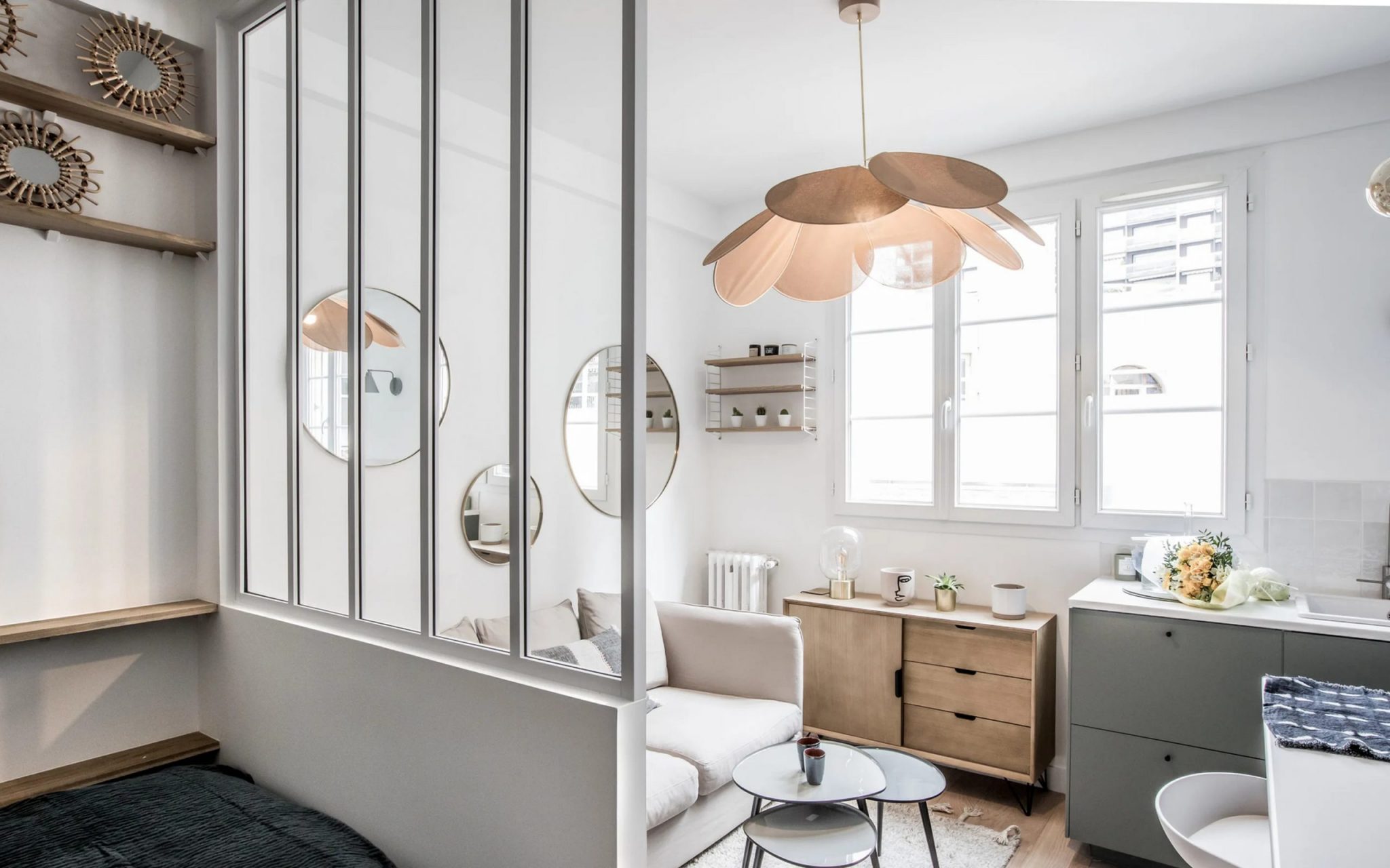 Un studio à Paris totalement rénové en style contemporain