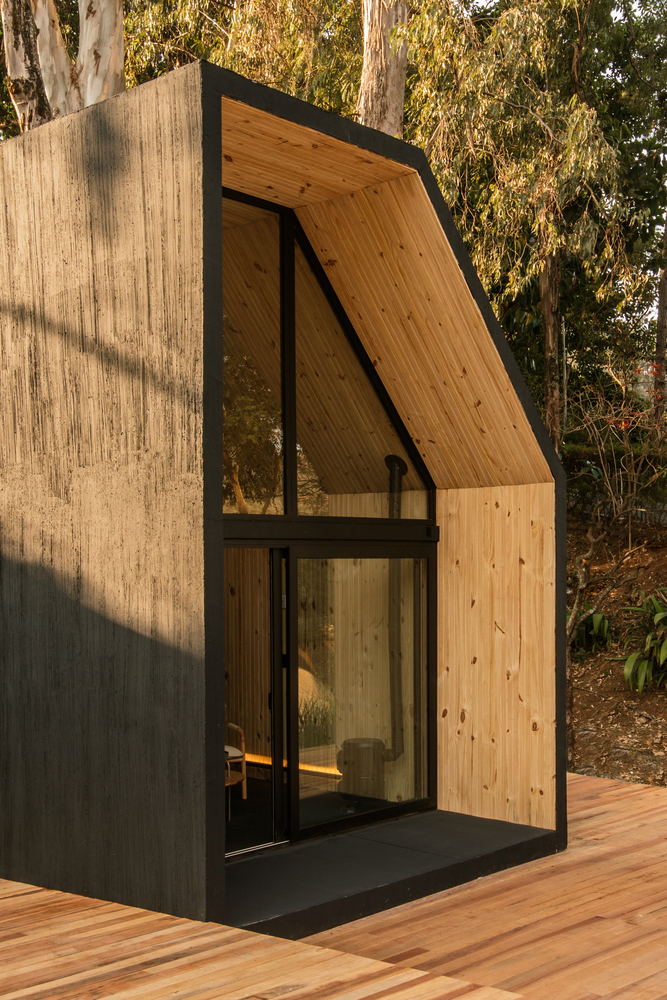 façade maison en bois design