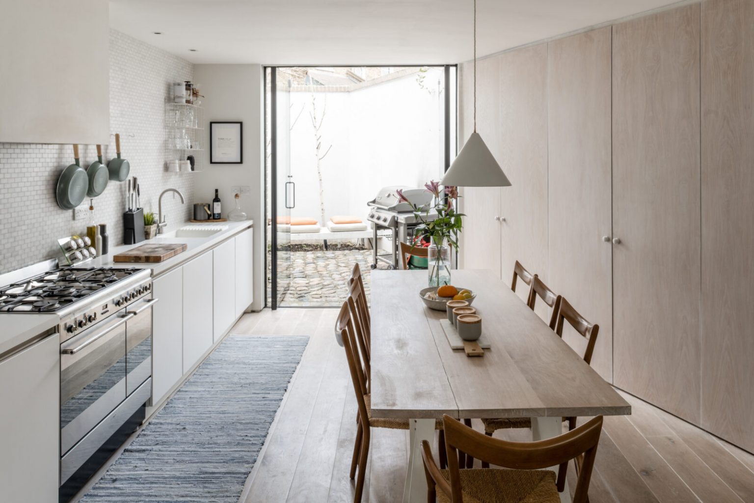 cuisine maison d'architecte Londres