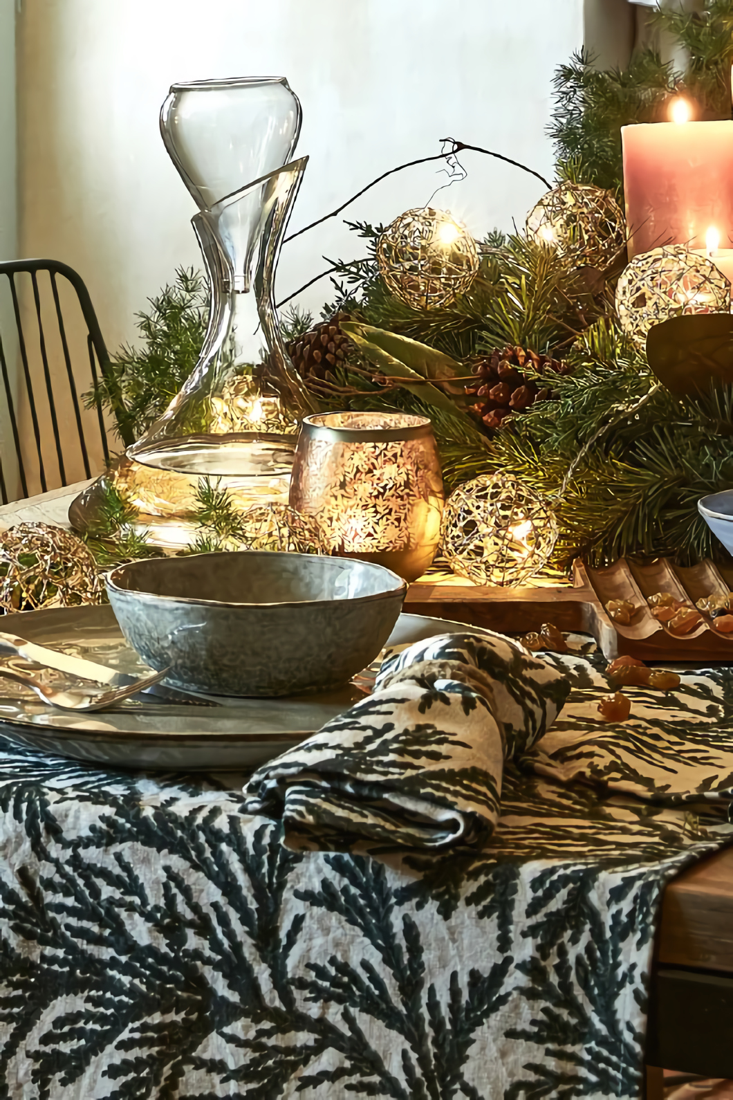 décoration table Noël