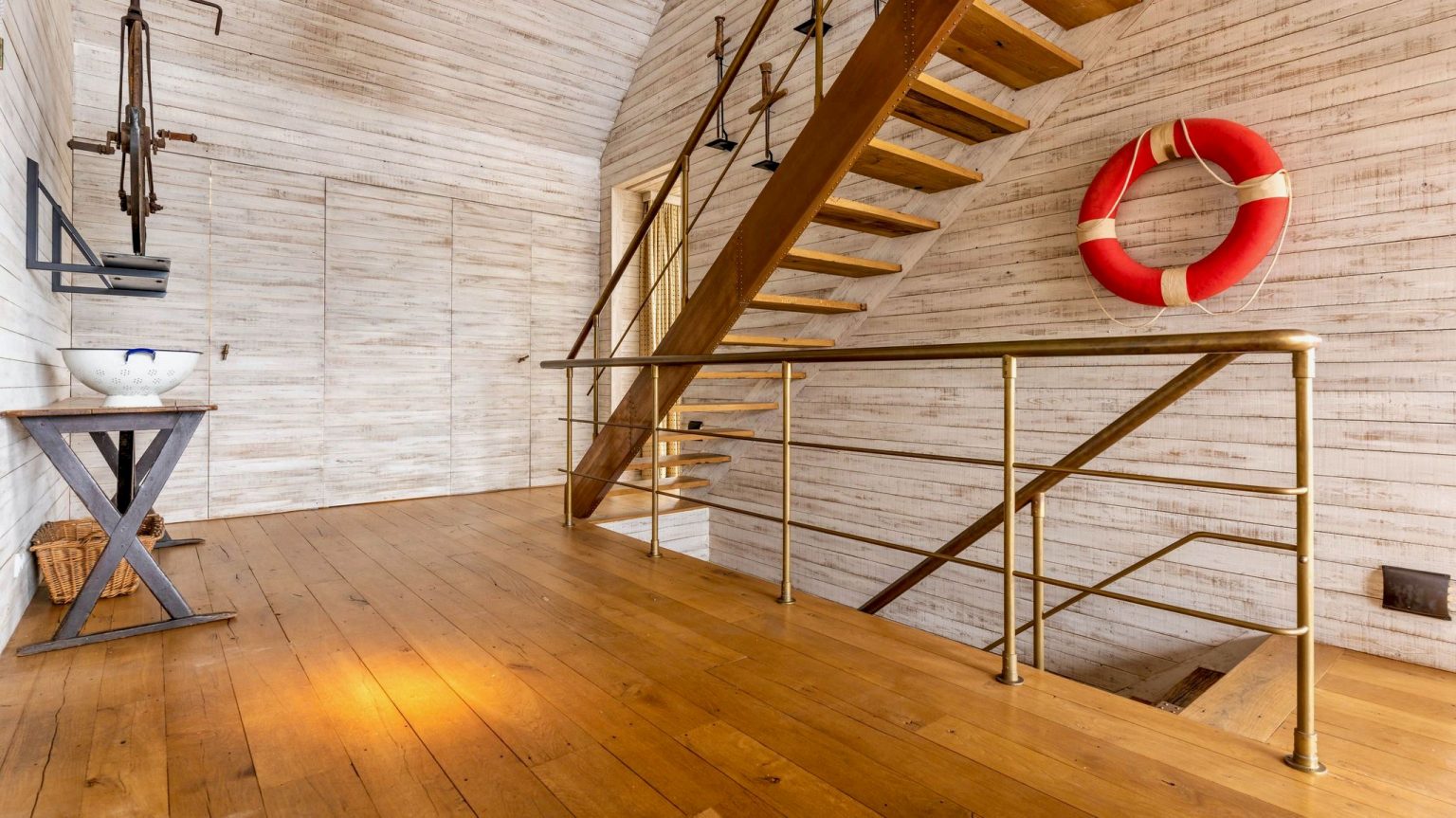 escalier bois maison en bois
