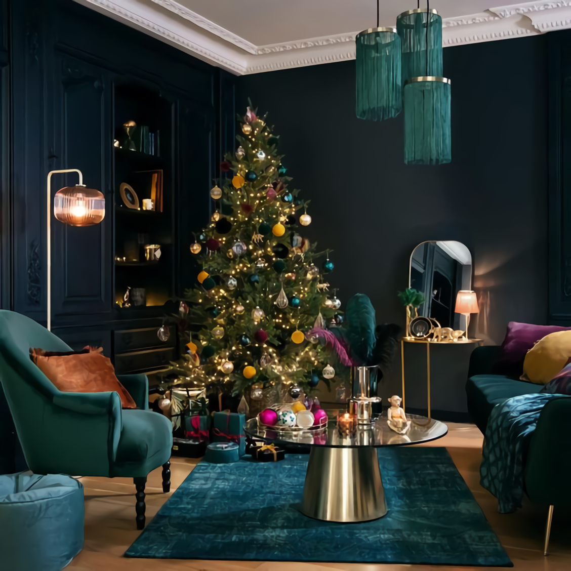 Maisons du Monde Noël 2021 collection néokitch aux couleurs profondes