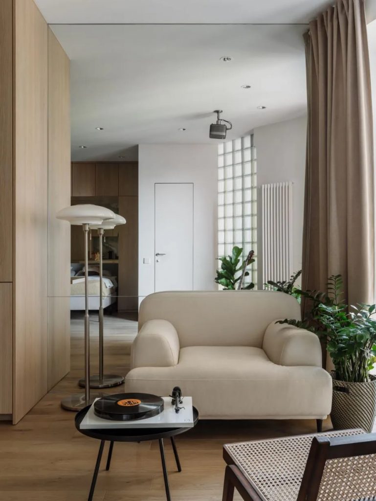Un appartement design de 38m2 seulement aménagé pour une famille