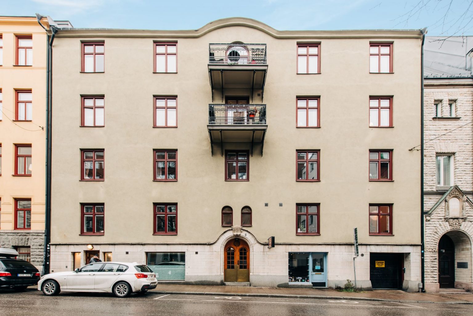 façade immeuble ancien Stockholm
