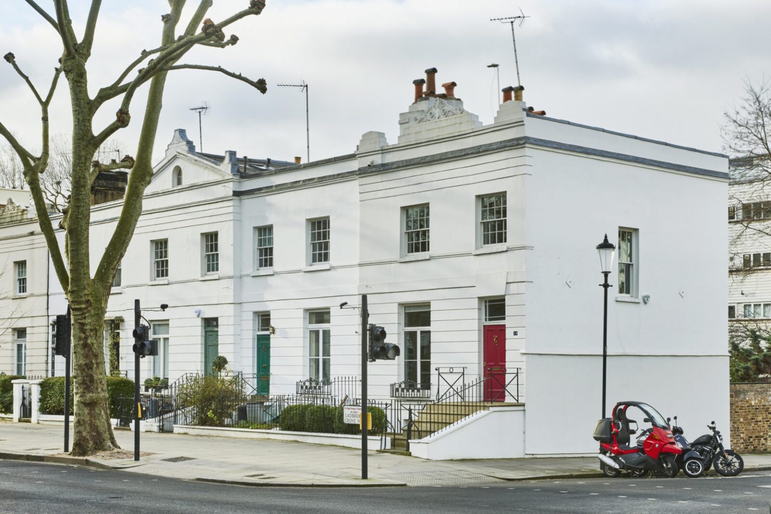 façade maisons Notting Hill