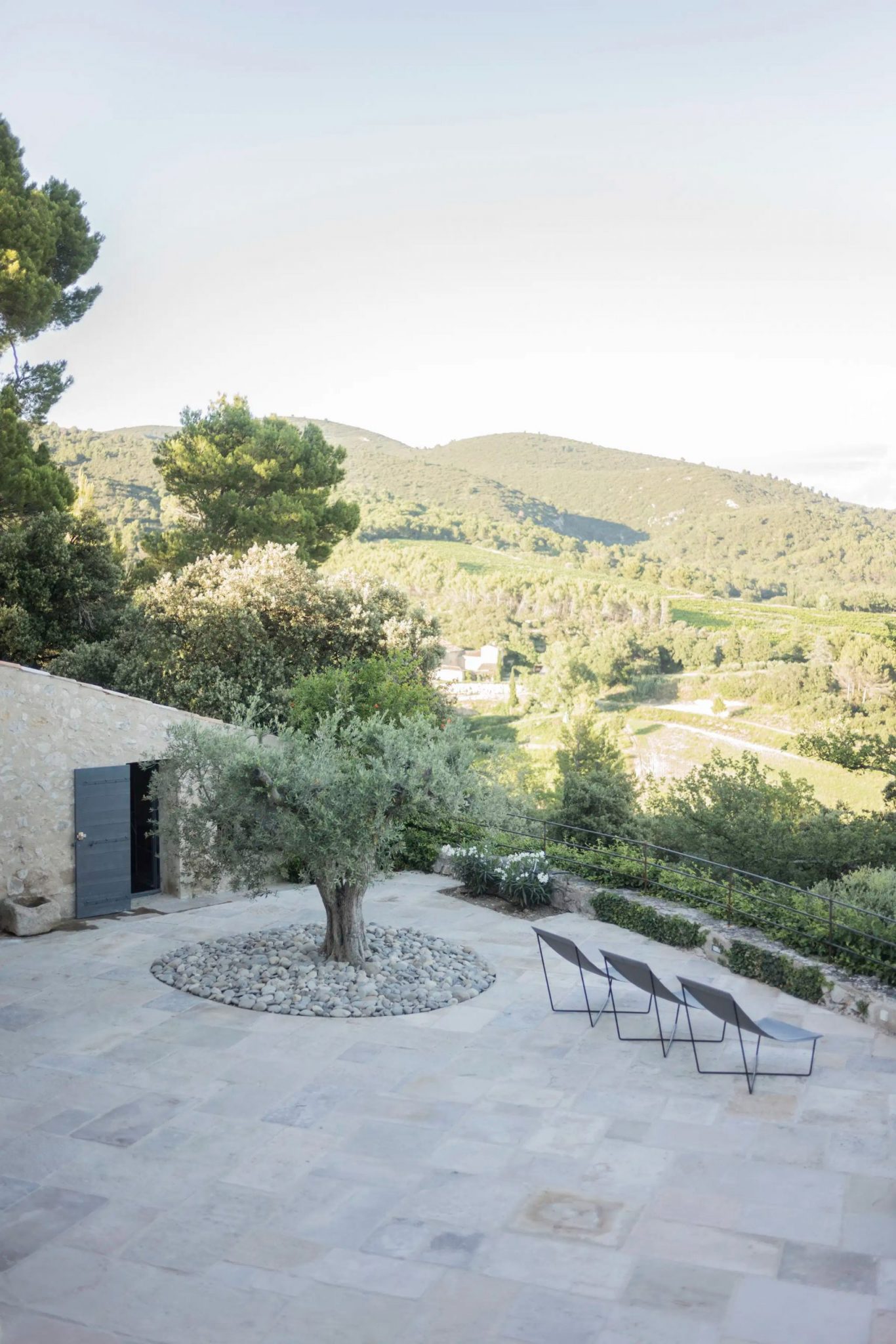 terrasse vue paysage Provence