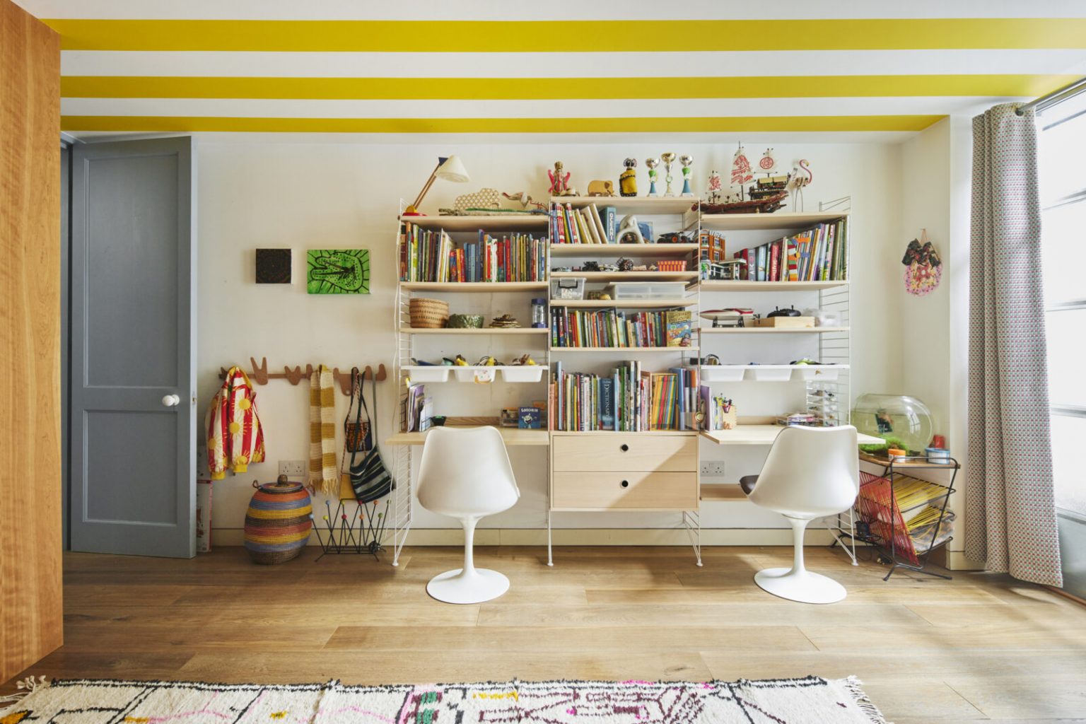 chambre d'enfant décoration contemporaine et colorée