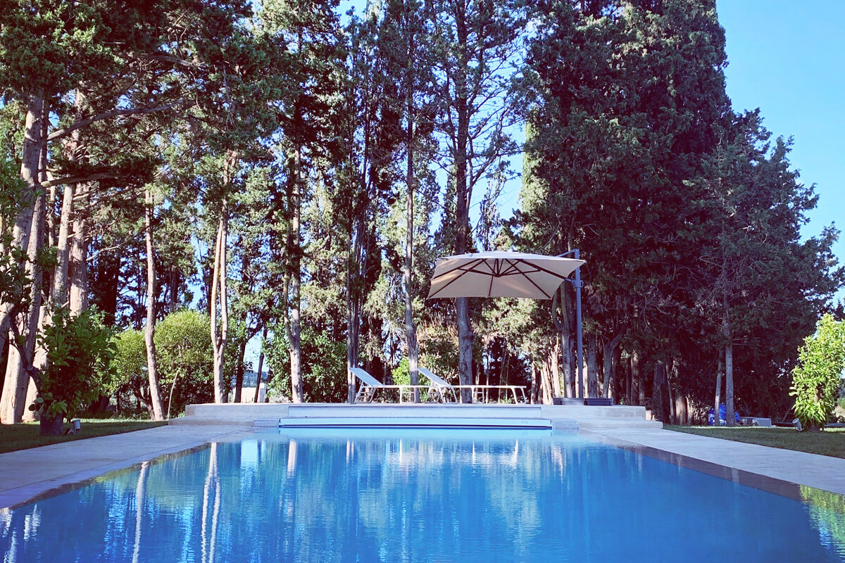 piscine maison rénovée
