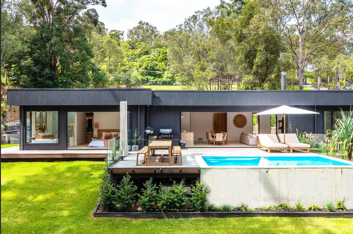 Belle maison moderne à la déco éclectique en Australie