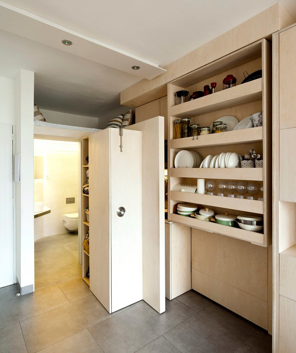 cuisine et salle de bain appartement de 18m2