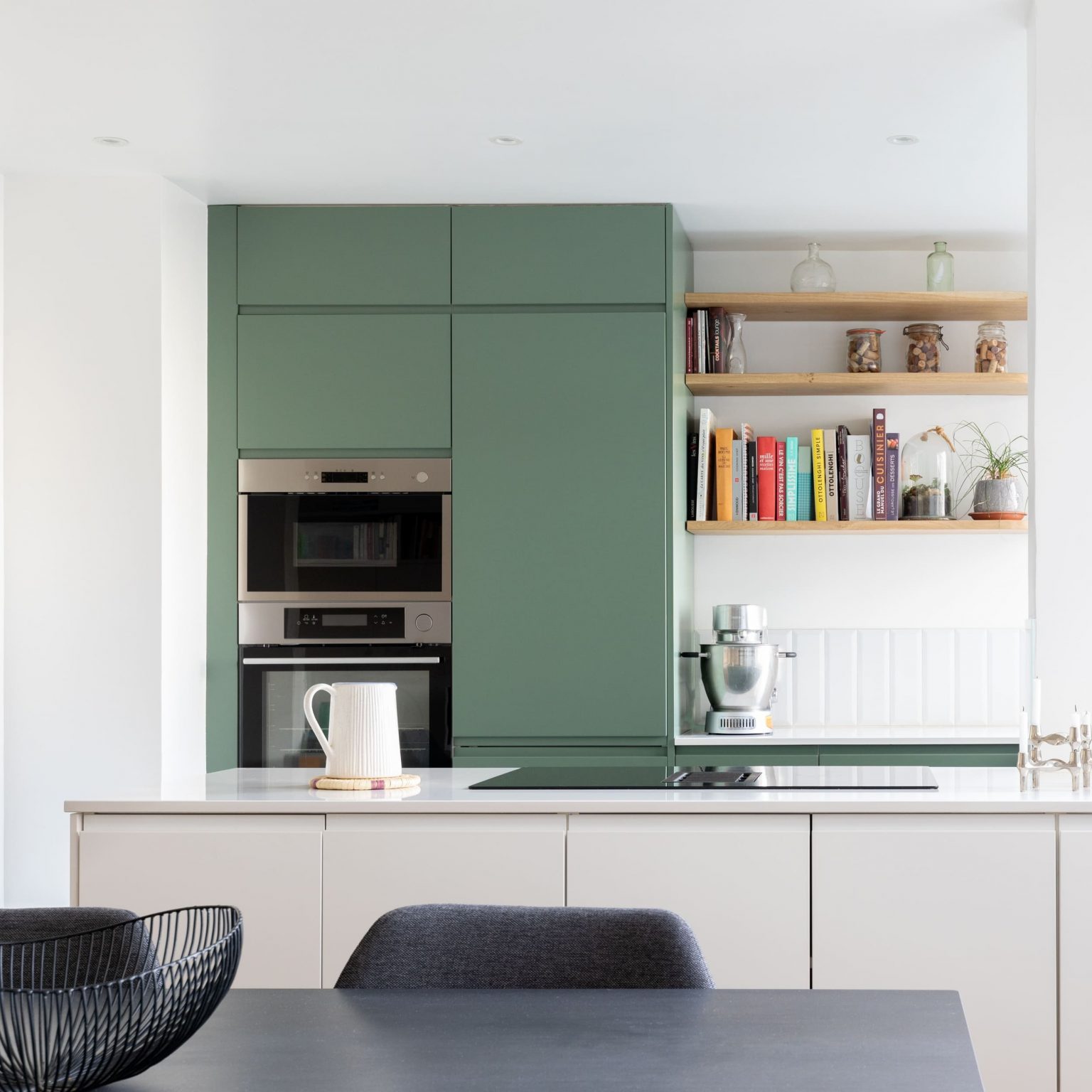 cuisine IKEA verte personnalisée avec Plum