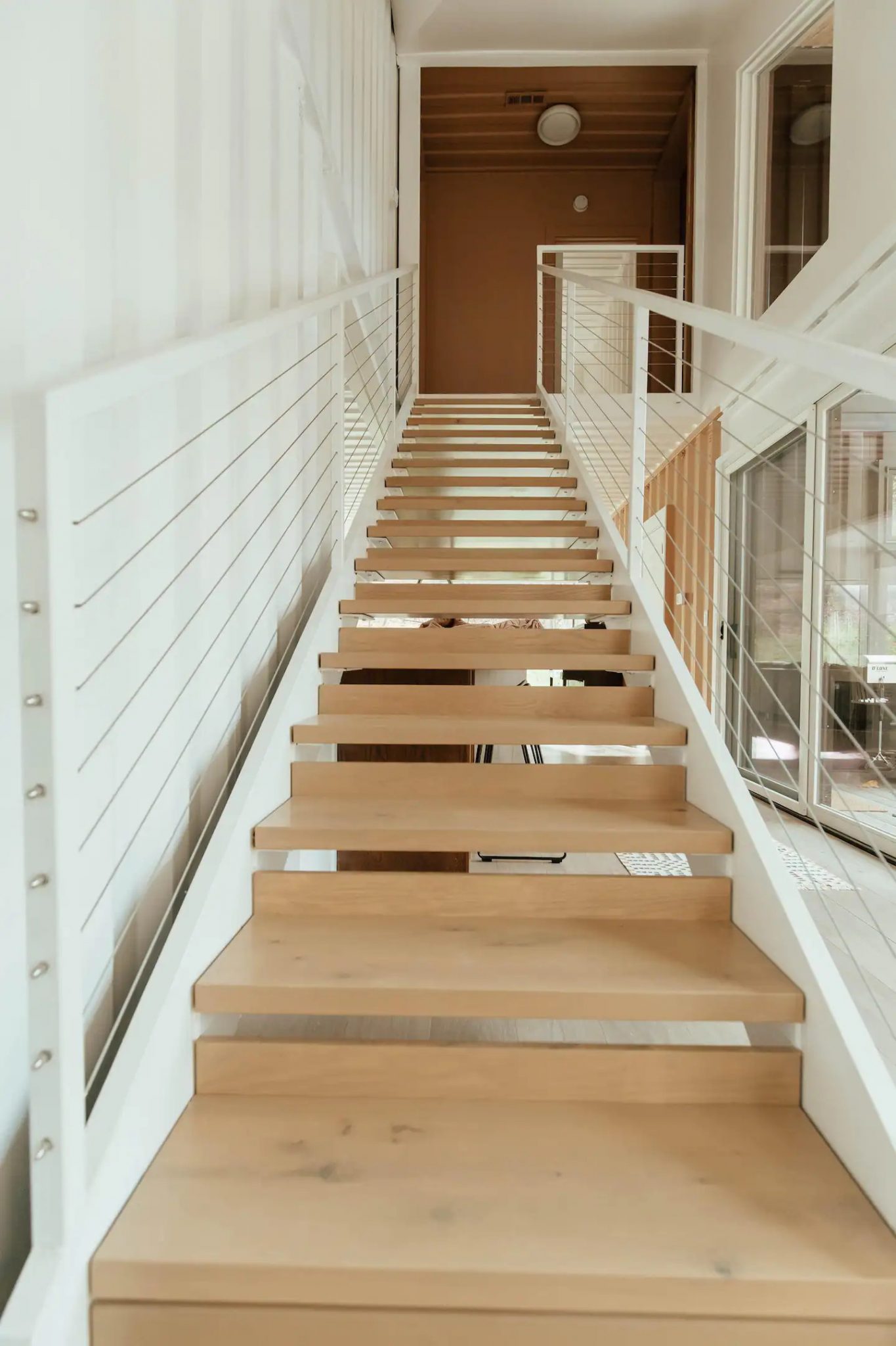 escalier design bois et métal