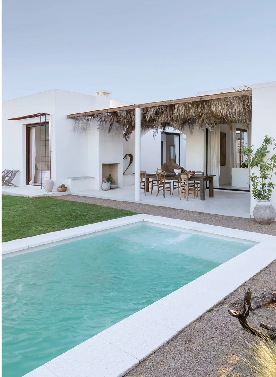 espace piscine maison minimaliste