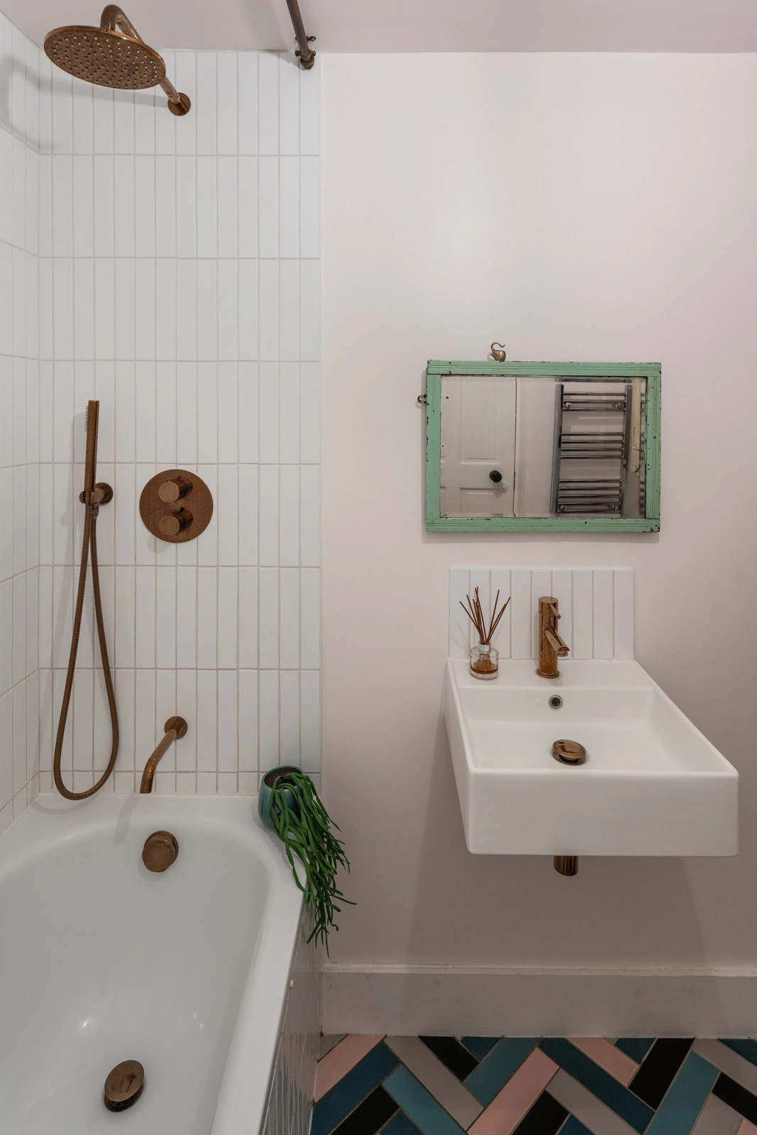 salle de bain décoration vintage