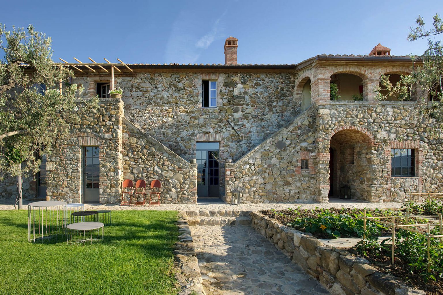 maison en pierres Toscane