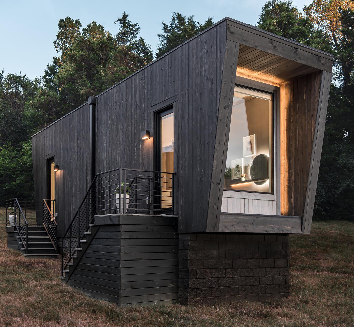 mini maison design en bois