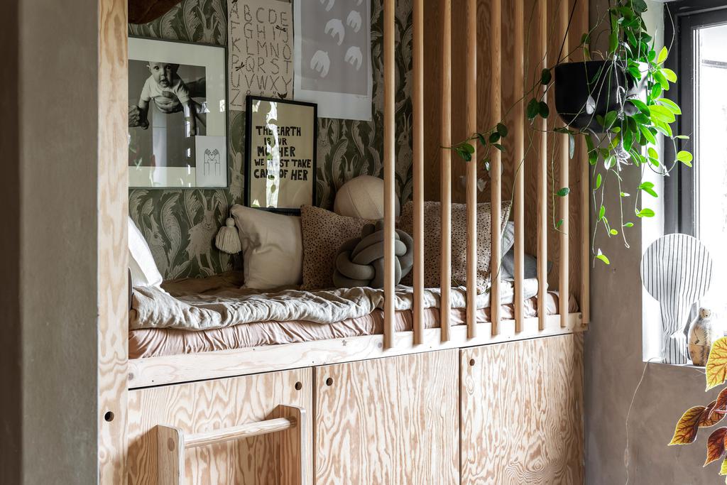 chambre enfant maison en bois