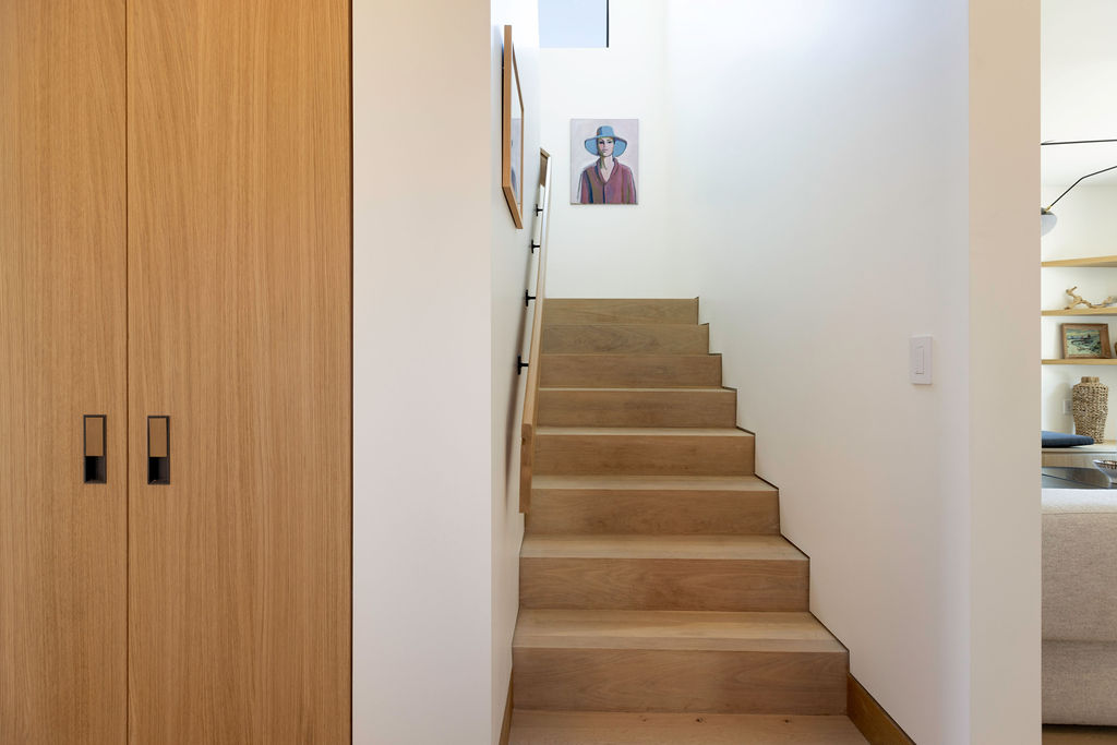 escalier bois contemporain