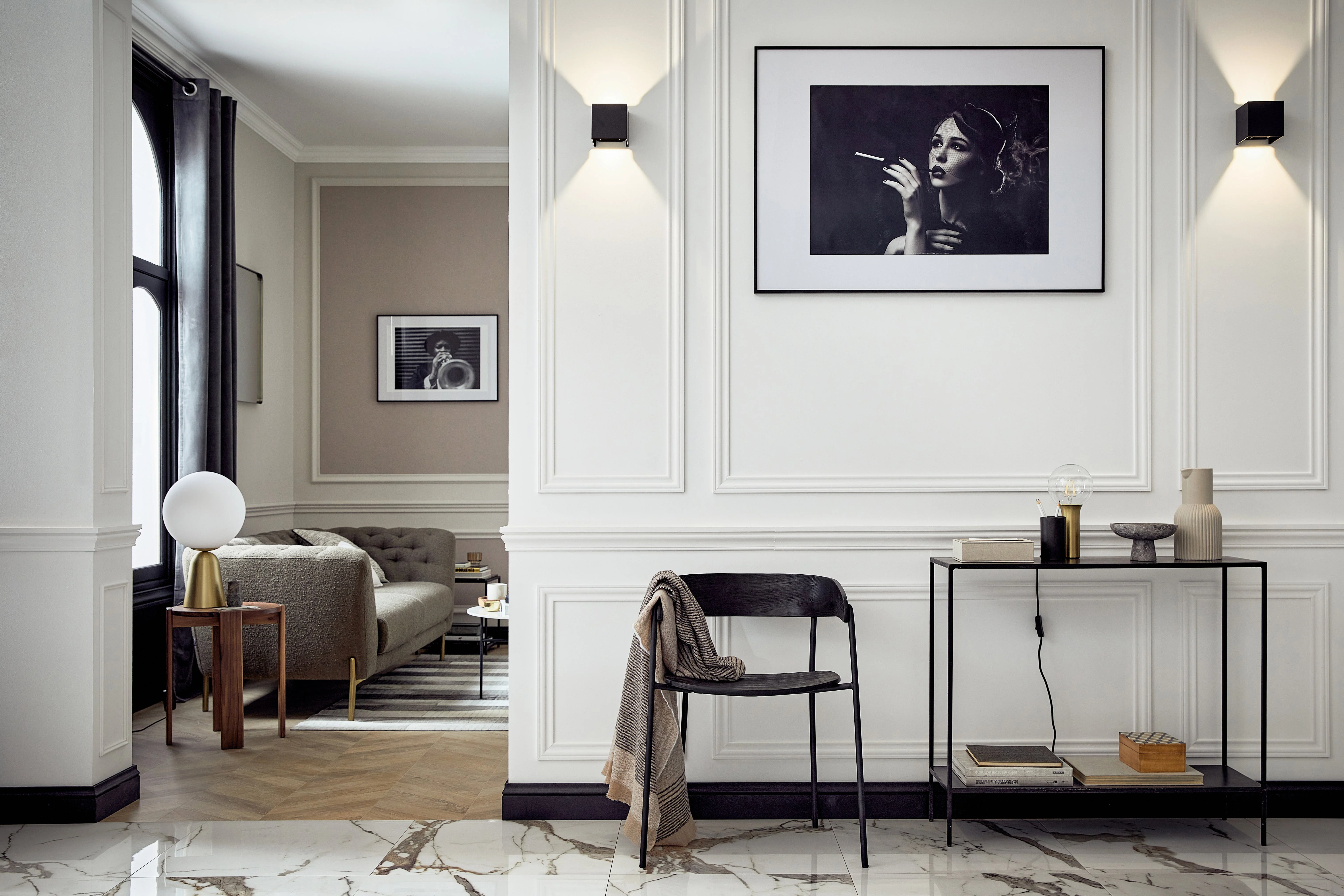 appartement décoration classique chic "quiet luxury" leroy merlin