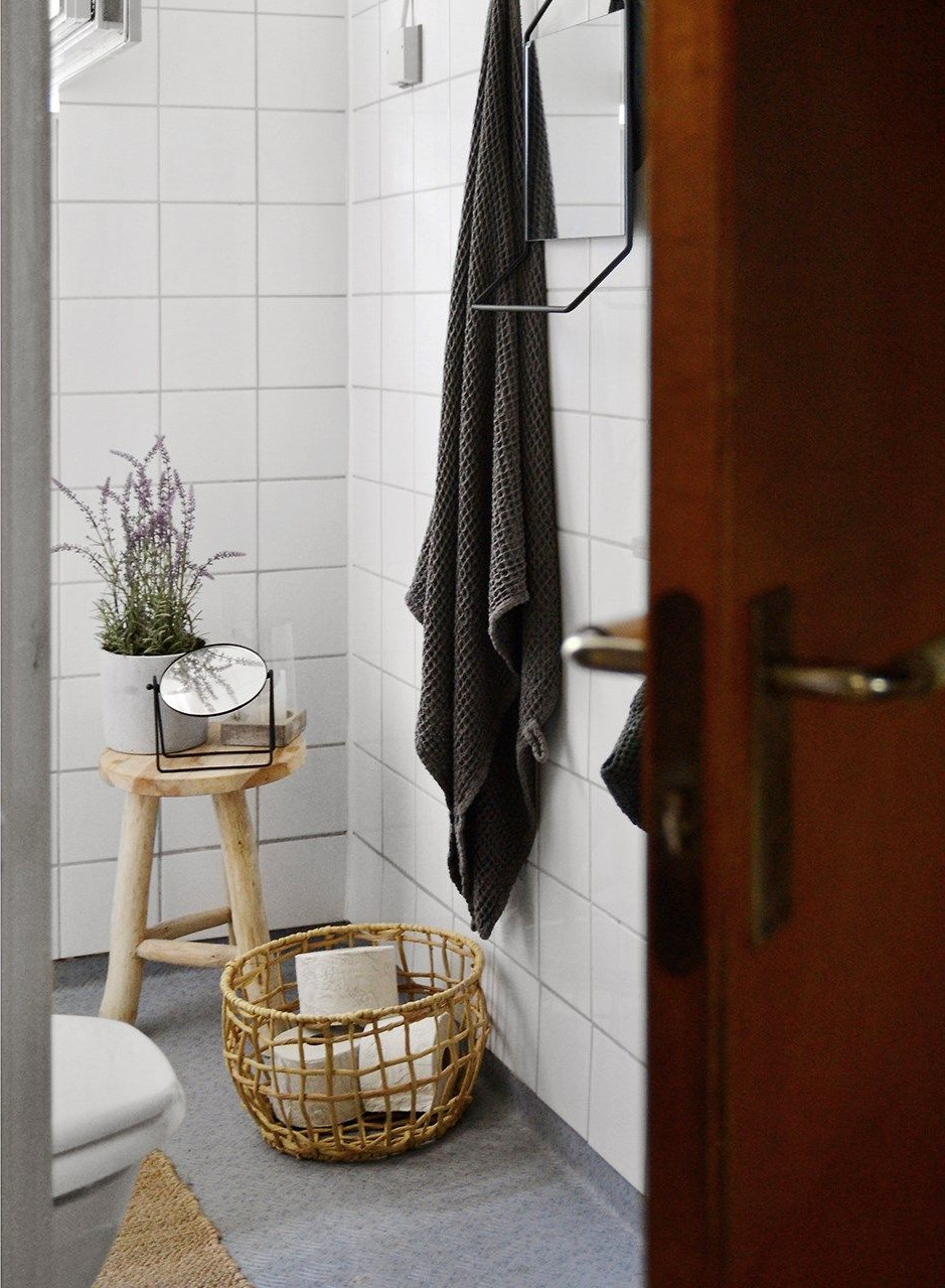 salle de bain naturelle décoration scandinave