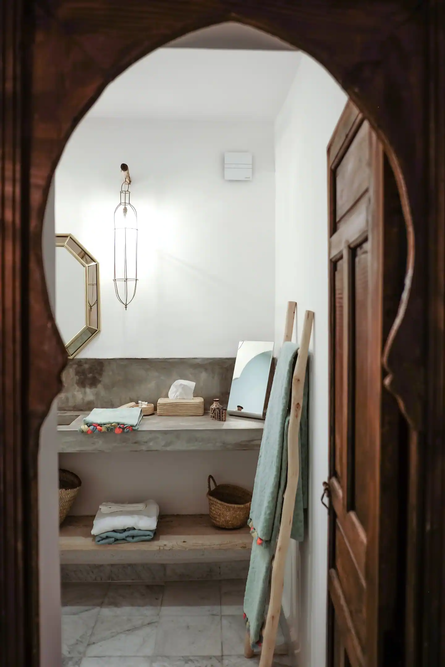 salle de bain riad Marrakech Le Petit Yasmine