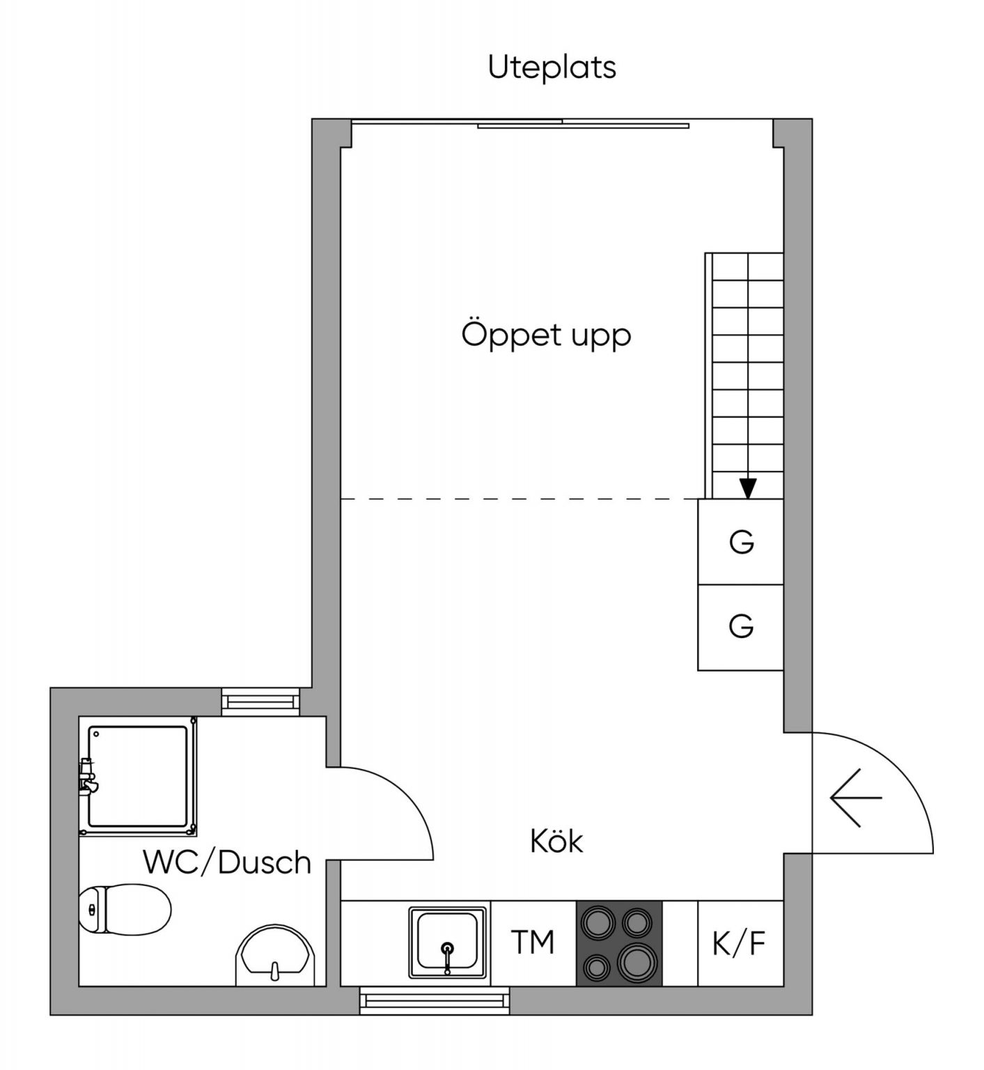 plan 1 mini maison 20m2 