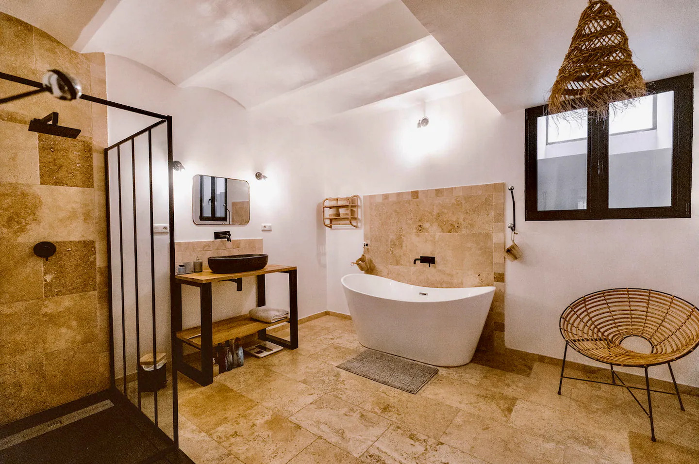 salle de bain design loft