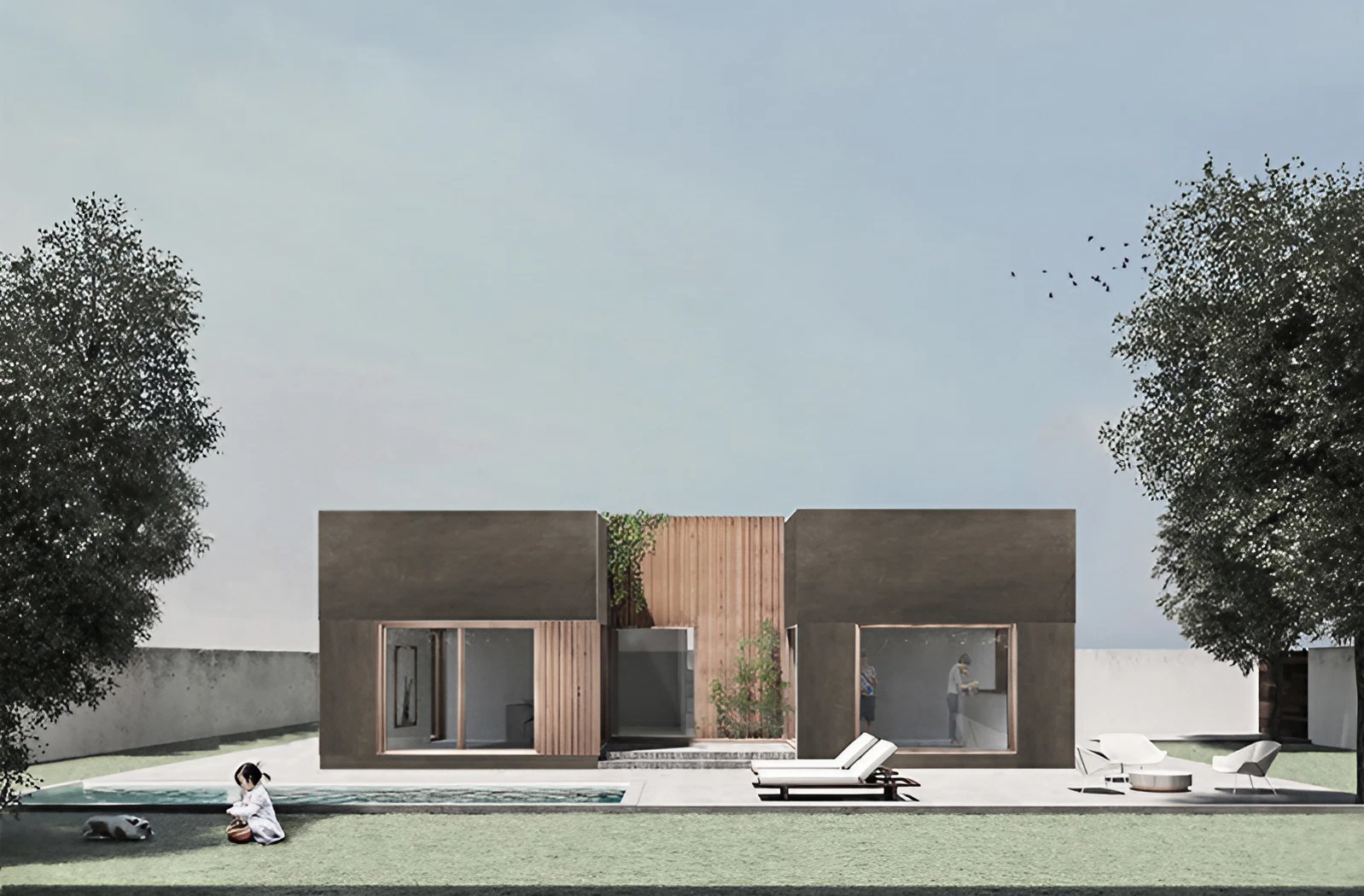 maison préfabriquée modulaire studio 2030