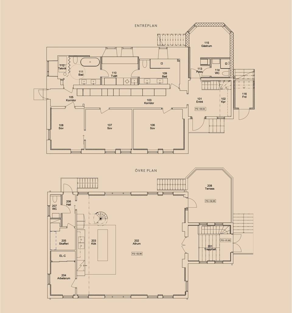 plan maison loft