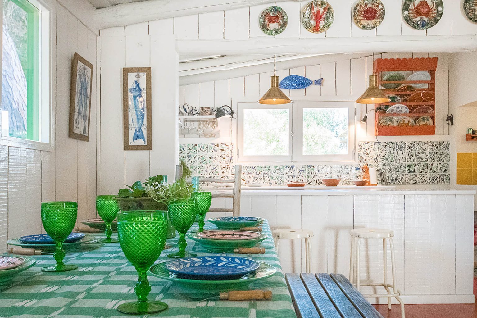 cuisine et salle à manger décoration rustique chic