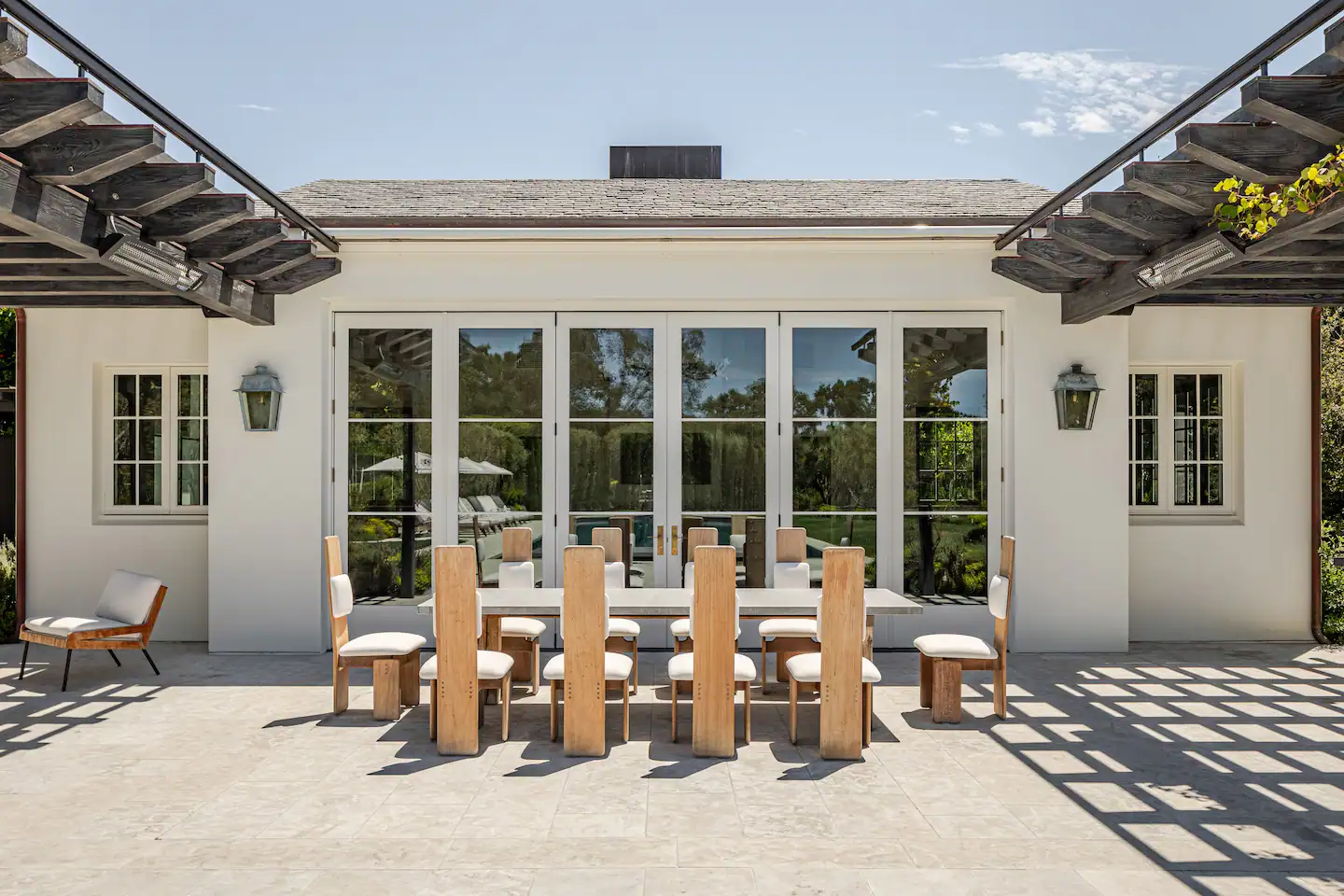 terrasse maison californie Gwyneth Paltrow