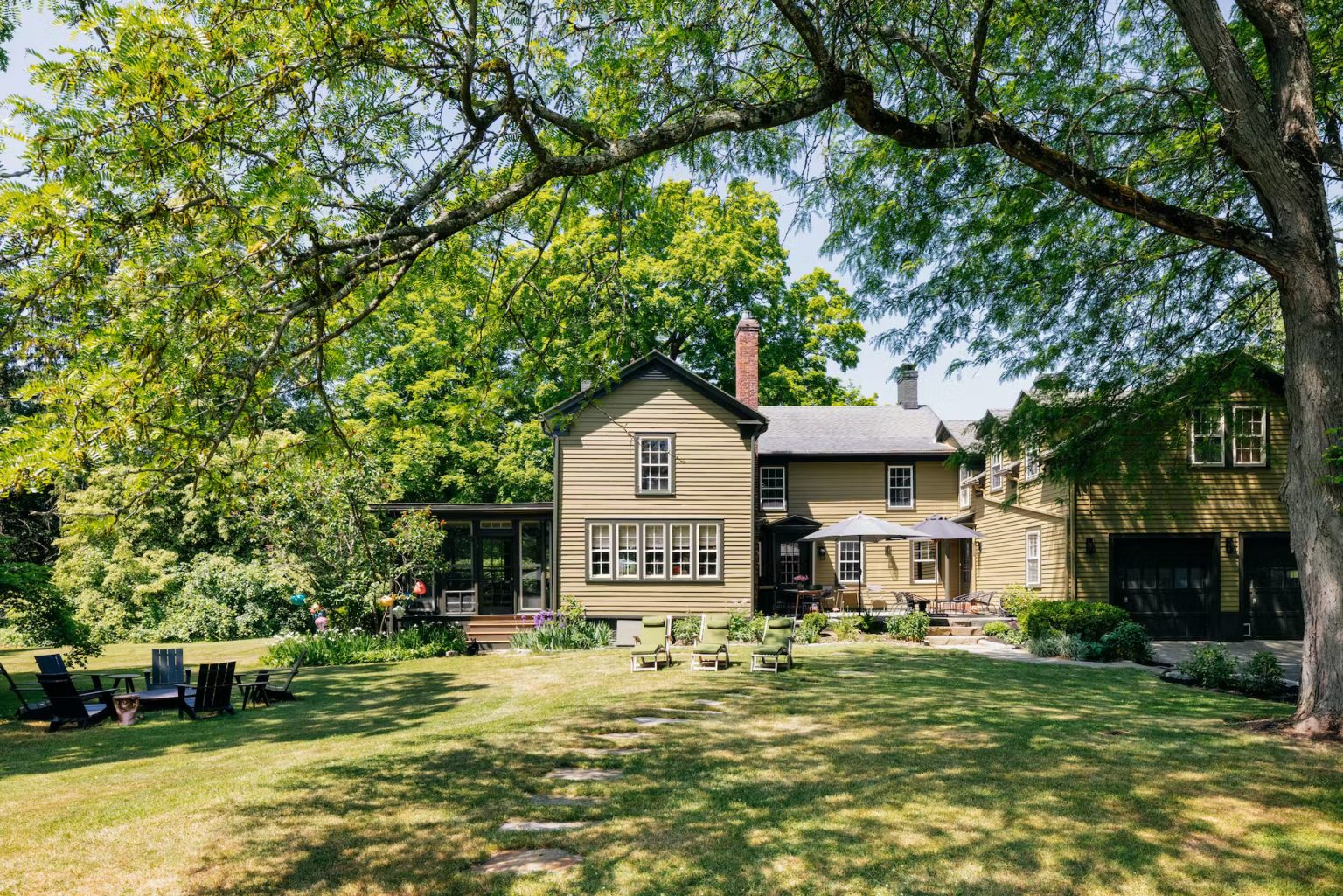 Une maison en bois ancienne du 18e siècle dans la vallée de l'Hudson