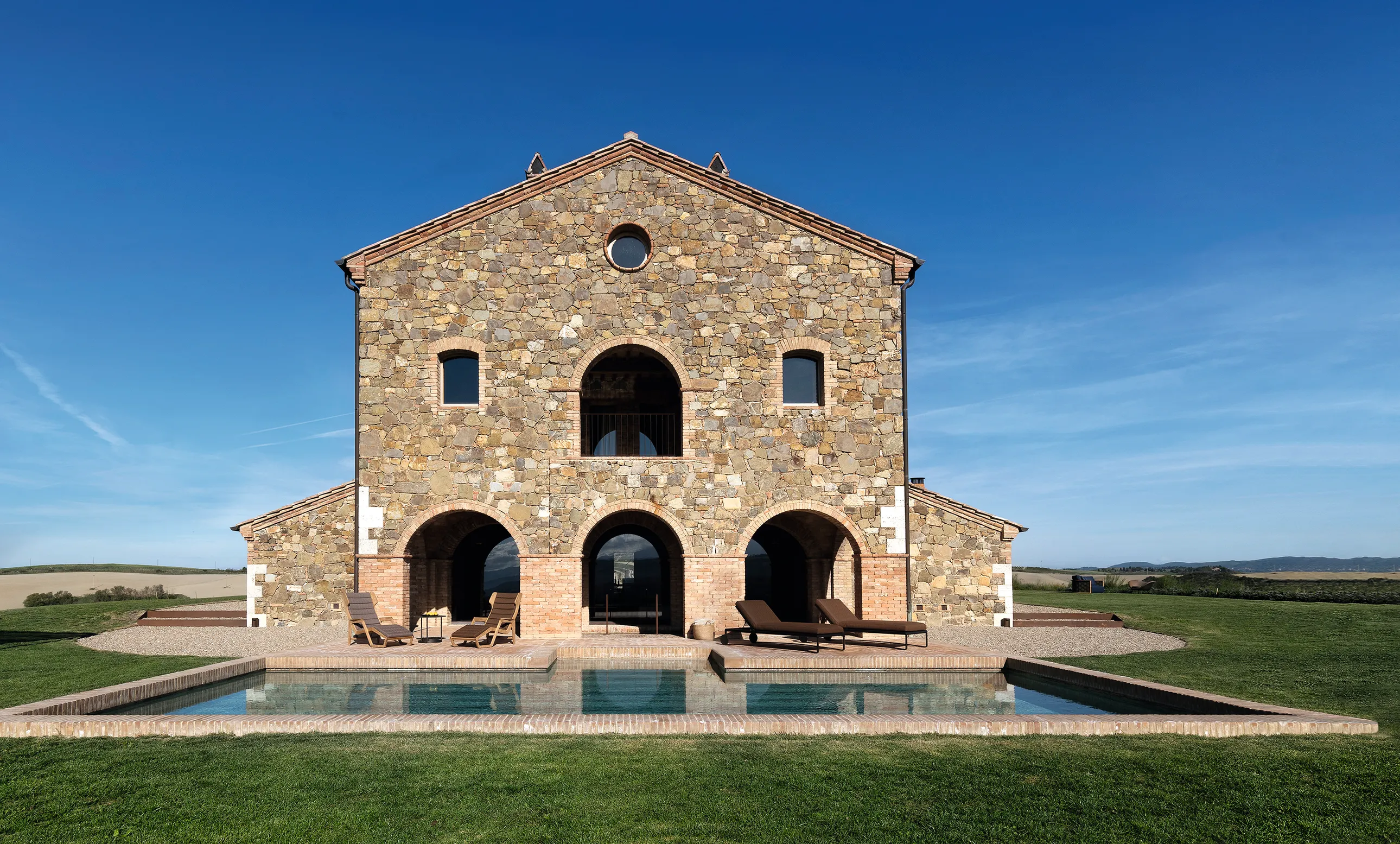 maison en pierres en Toscane