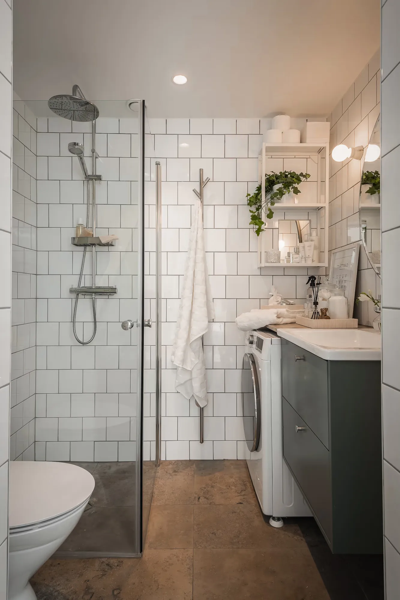 salle de bain appartement 35m2 décoration scandinave