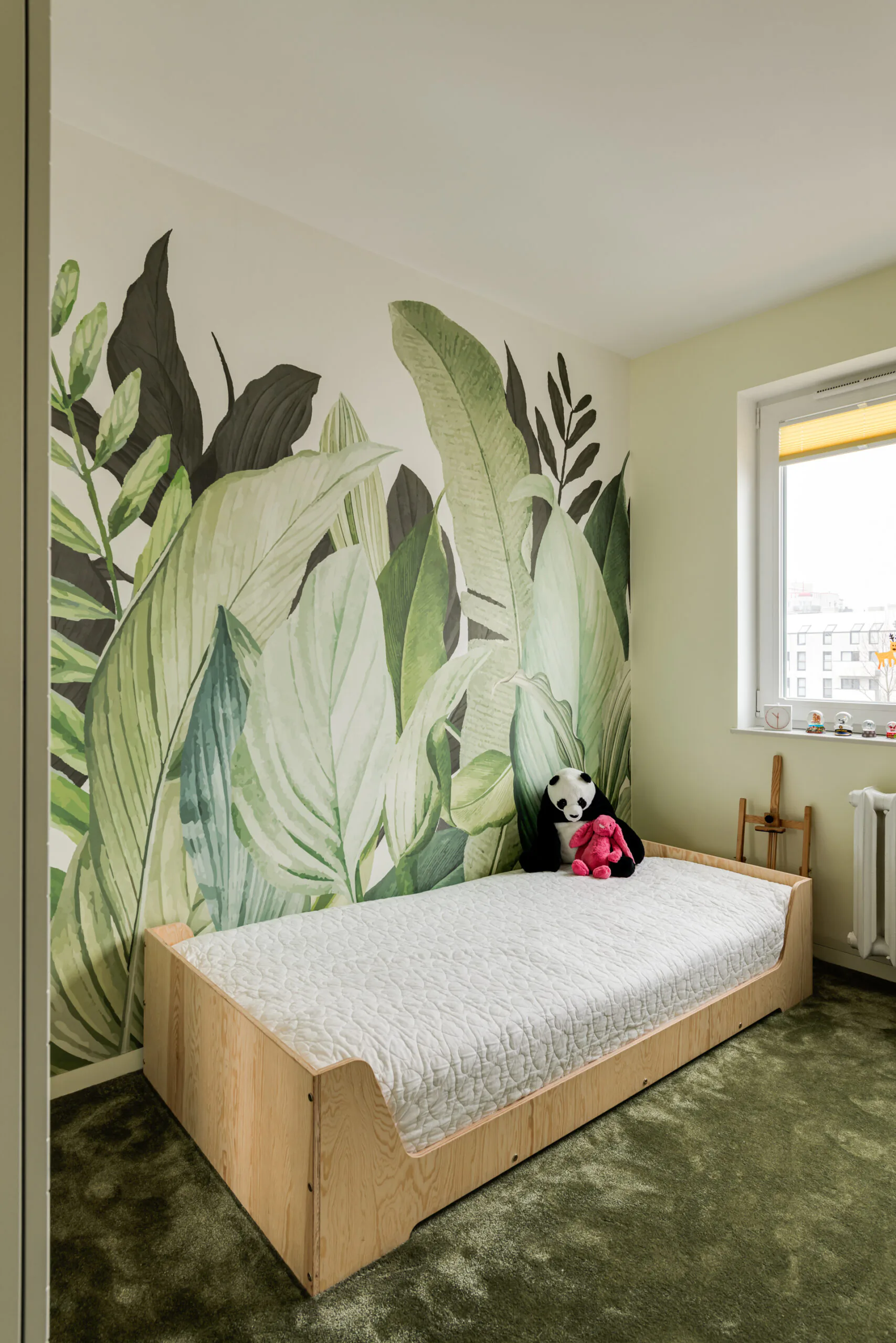 chambre enfant fresque papier-peint décoration design