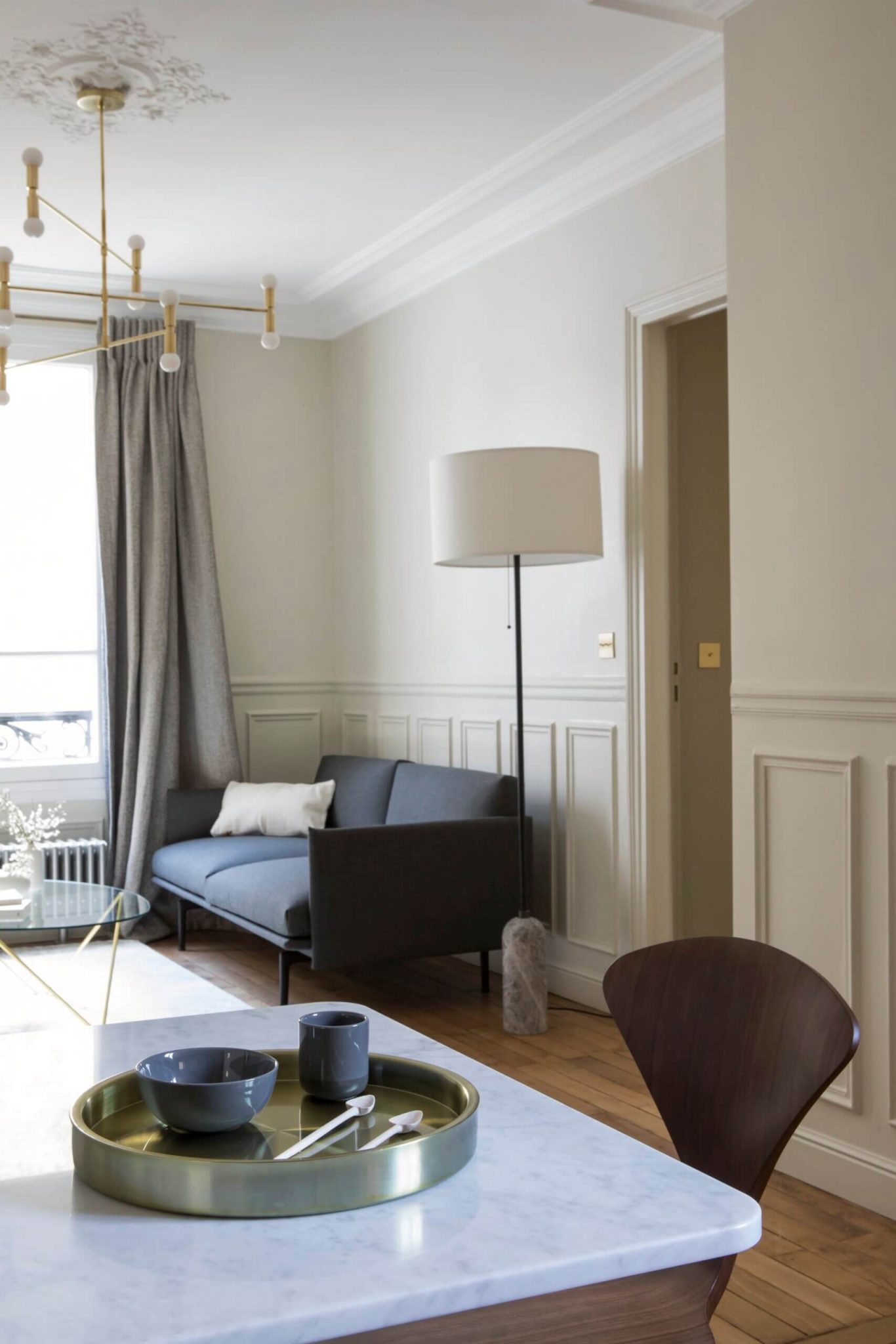 salon décoration classique chic appartement Paris